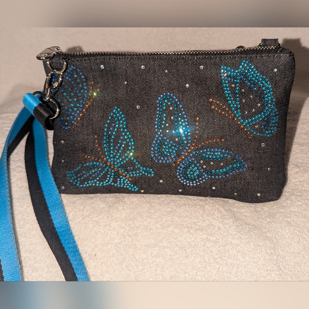 Brighton VIP Butterfly Sparkle Crossbody Bag.
